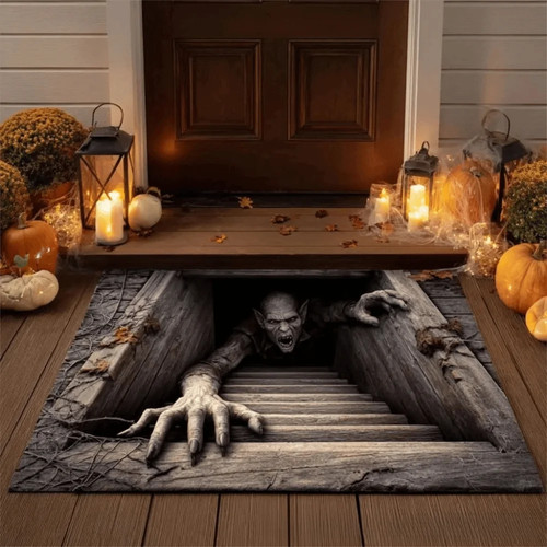 Halloween illusion door - 3d, mat
