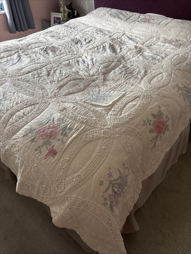 Vintage french floral - floral, crochet