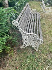 Victorian Cast Iron Garden Bench Possibly Coalbrookdale