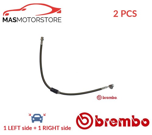Brake hose line pipe - hose, front