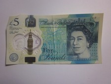 Very Rare AK26 Five pound note
