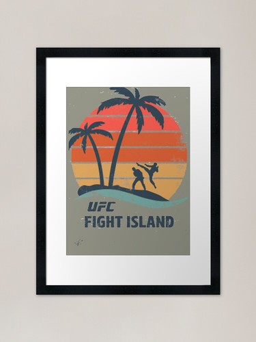 Ufc fight island framed - island,
