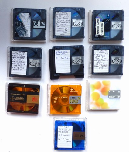Used mini discs maxell - 10,