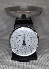 Hanson Black Traditional Kitchen Scales 5kg Mechanical Baking Imperial & Metric