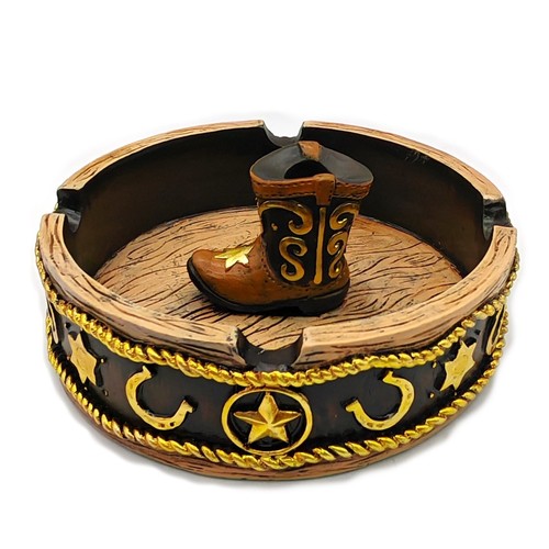 Cowboy ashtray western - western, boot