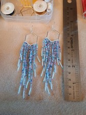 Fringe Earrings Handmade