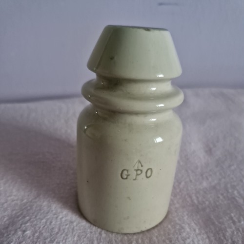 Gpo white ceramic telegraph - white,