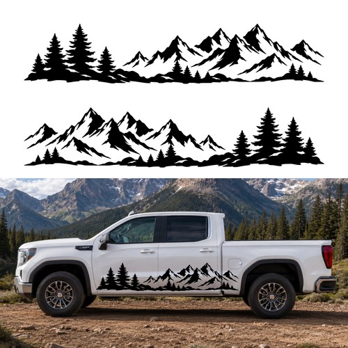 Mountain pine tree vinyl - &,