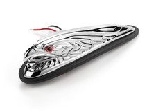Chrome Eagle Head Fender Light