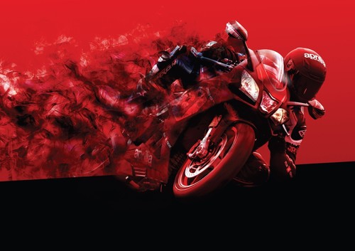 Aprilia racer poster - racer,