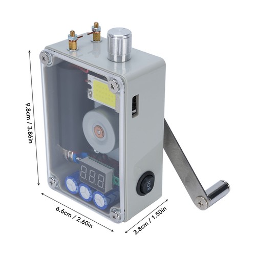 Hand operated generator - operated,