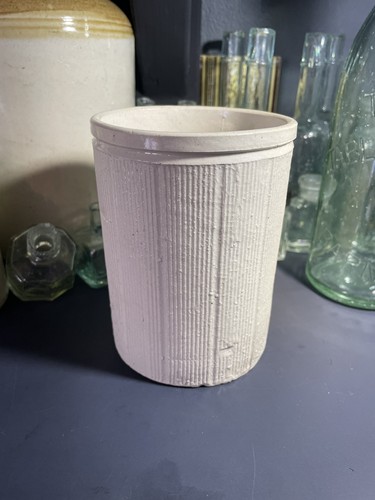 Antique vintage ribbed cream - antique,