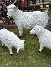 Resin Sheep Family Garden