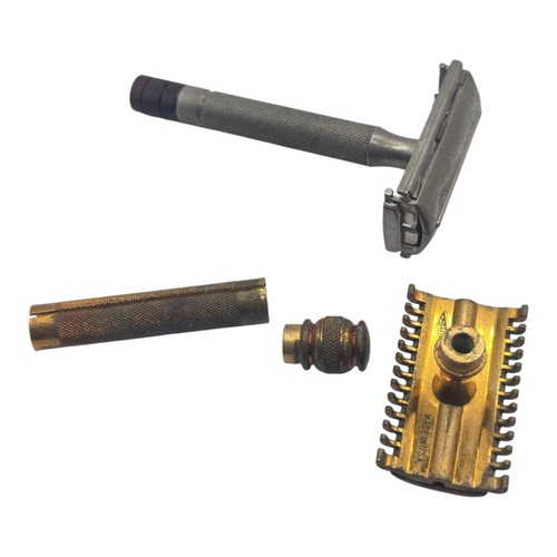 Lot vintage gillette safety - lot,