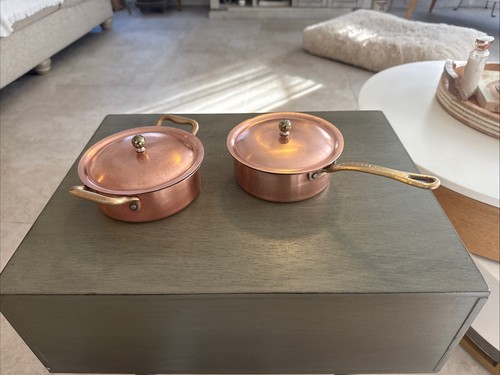 Artigiana small saucepans - cu,