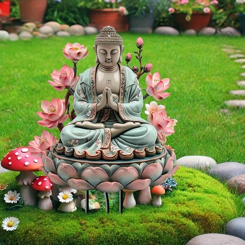 Garden buddha yard sign - buddha,