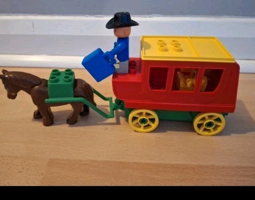 Lego duplo vintage cowboy set - vintage,