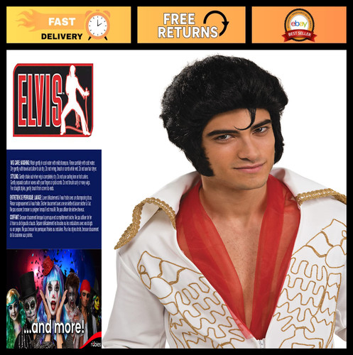 Elvis presley wig for adults - elvis,