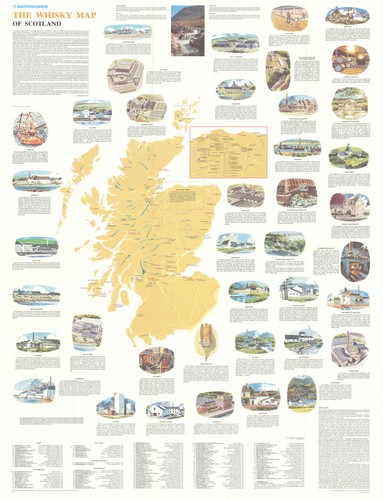 Pictorial whisky map - pictorial,