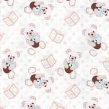 100% Cotton Teddy Bear Fabric