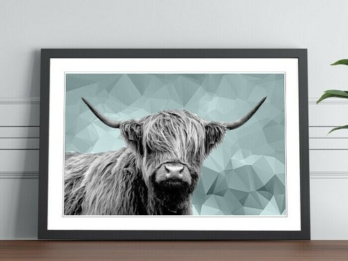 Highland cow black - cow, and
