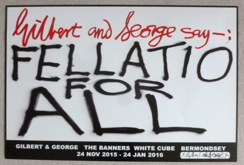 Gilbert and george the banners - gilbert,
