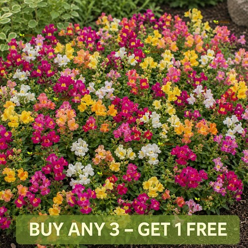 Snapdragon seeds dwarf mix - snapdragon,