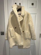 Topshop Beige Cream Faux Fur