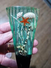 Vintage Lucite Letter Opener - Starfish Shells