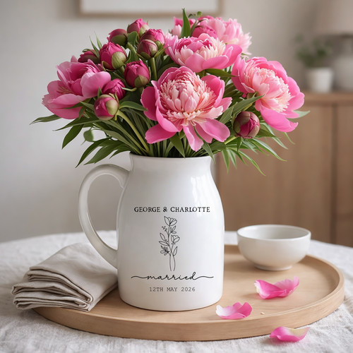 Personalised ceramic vase - vase,