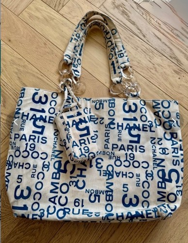 Chanel canvas tote bag - canvas,