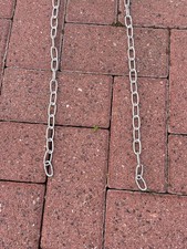 Galvanized Long Link Chain with Plain Ends 20mm link  4mm thick 1.5 Meter long