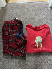 Ladies Red Christmas Dog