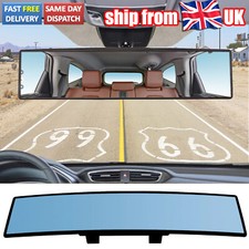 Universal Car Interior Wide Angle Mirror Anti Glare Rear View Blind Spot Safety