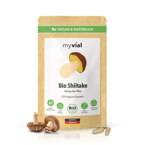 Organic shiitake capsules 120 - organic,