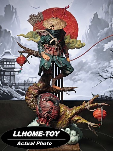 37cm tall tengu samurai - tengu,