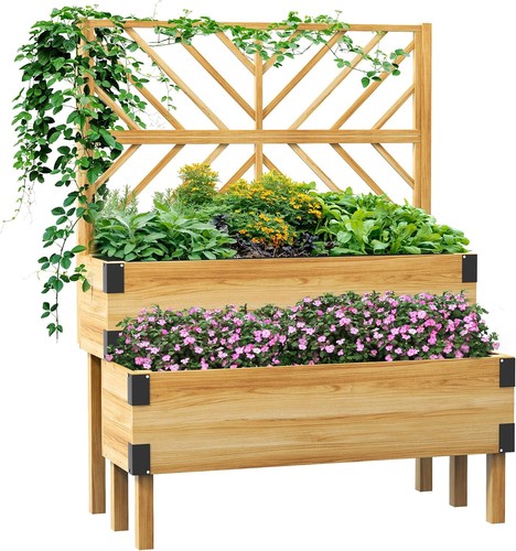 Raised garden bed - bed, with
