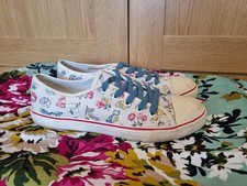 Cath Kidston Woodland/Forest Animals Lace Up Trainers/Shoes Size 5