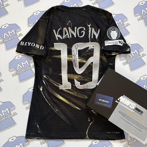 Match worn signed lee kang - worn,