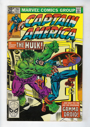 Captain america 257 - captain, hulk