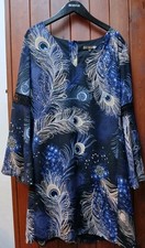 Biba Blue Peacock Feather Logo