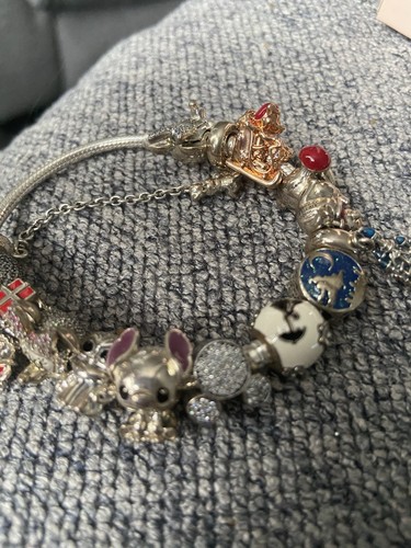 Pandora silver bracelet with - silver,