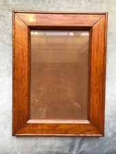 A Good Antique Oak Picture