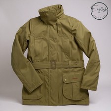 Barbour Barbet Waterproof & Breathable Jacket Ladies UK 8 Olive