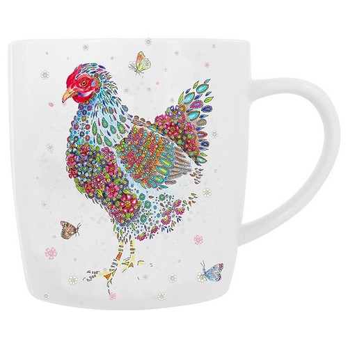 Doodleicious cockerel mug - doodleicious,