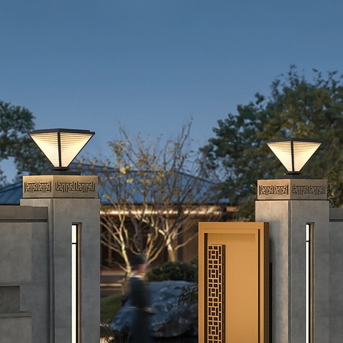 Outdoor post light - post, pillar