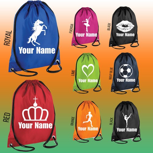 Personalised name drawstring - personalised,