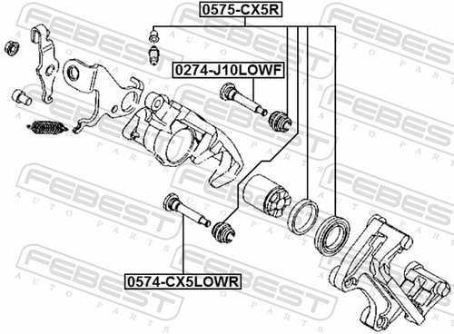 Fits febest 0574 - fits, rear