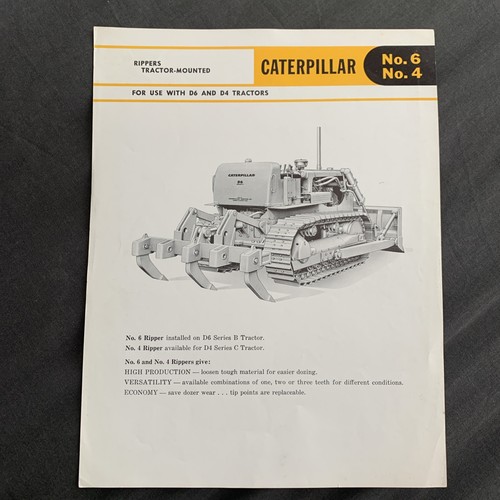 Caterpillar 4 rippers - caterpillar,