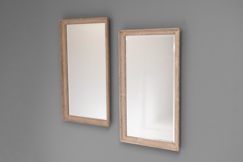 Pair picture frame mirrors - of,